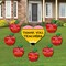 Big Dot of Happiness Teacher Appreciation - First and Last Day of School Yard Sign & Outdoor Lawn Decor - Thank You Teachers Yard Signs - Set of 8